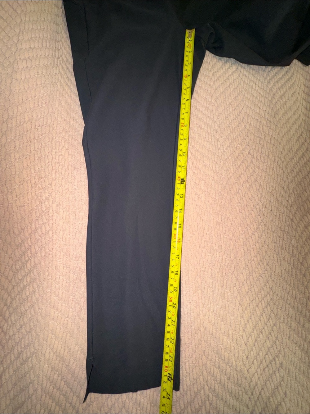 Athleta Stellar Crop Pants Black Pull On Travel Career Pants Size M EUC - Picture 6 of 12